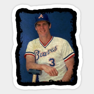 Dale Murphy in Atlanta Braves, 1982 - 1983 Sticker